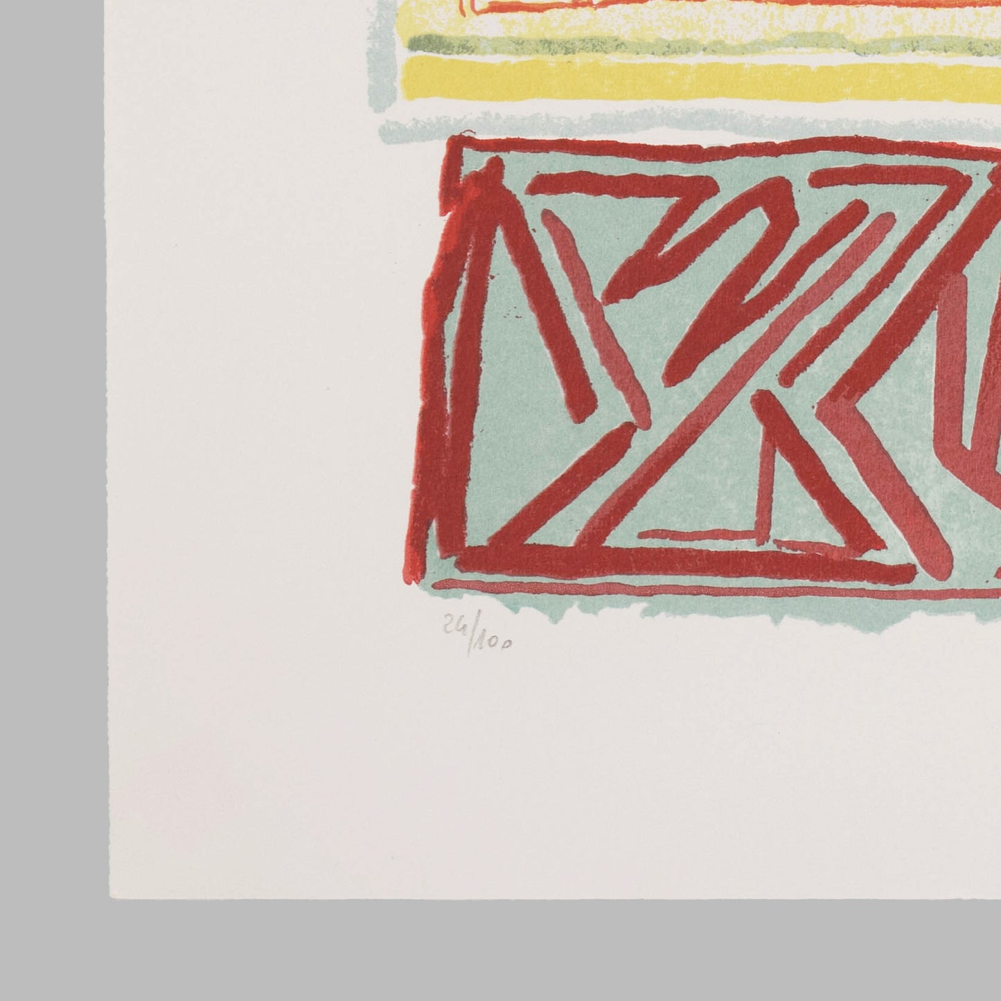 Ricardo Licata - Untitled (Composizione Giallo Rossa) (1976) 24/100