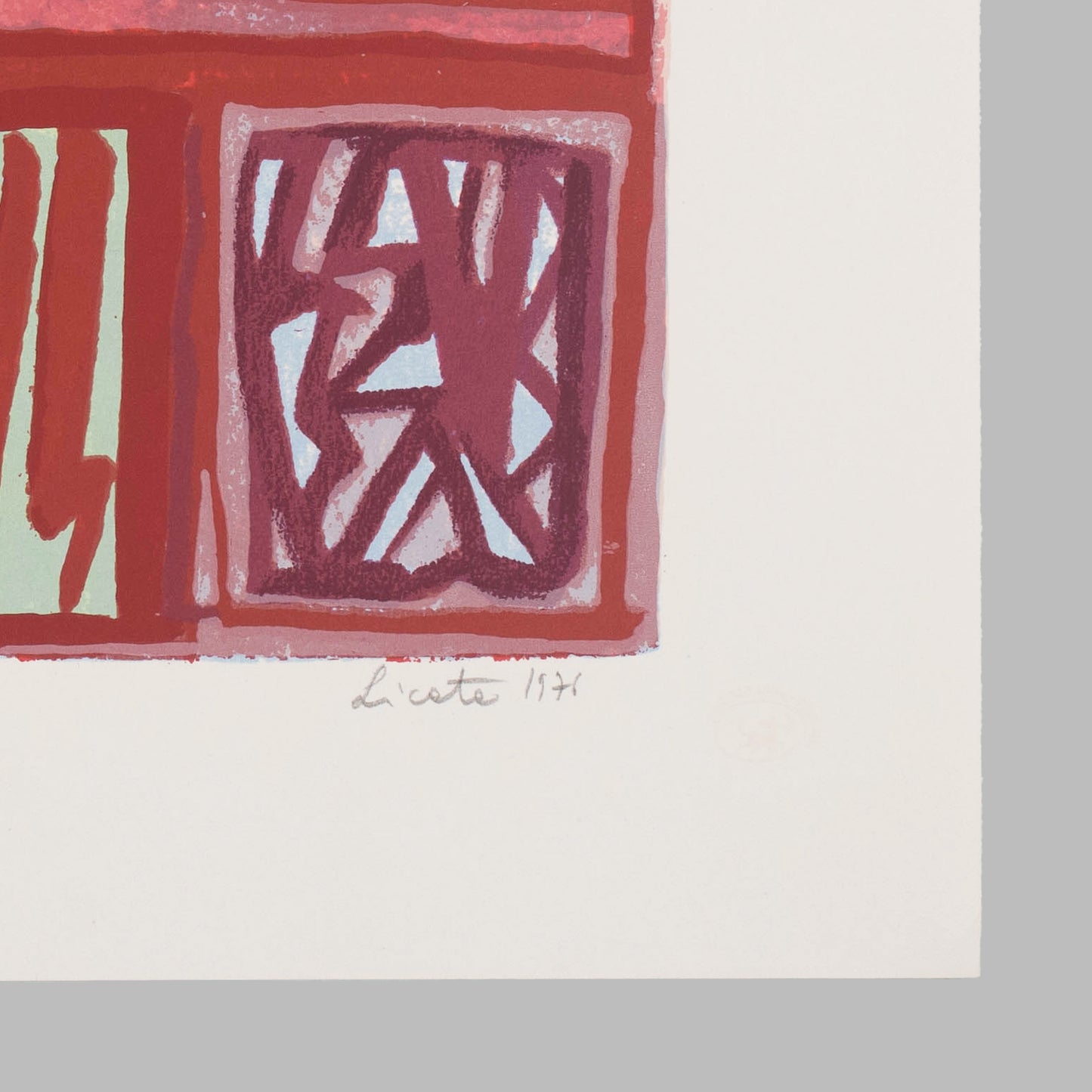 Ricardo Licata - Untitled (Composizione Rossa) (1976) 24/100