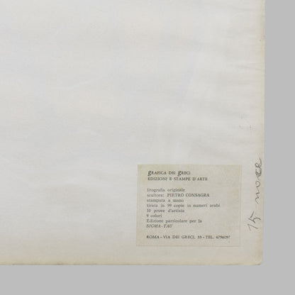 Pietro Consagra - Composizione Rossa e Marrone (1967?) 53/99
