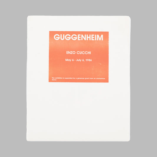 Enzo Cucchi - Guggenheim Press Release &  Photographs (1986)