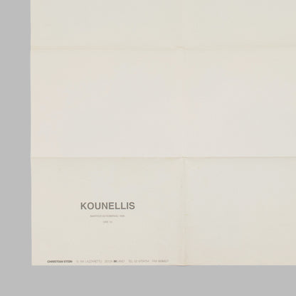 Jannis Kounellis Invito Christian Stein (1996)