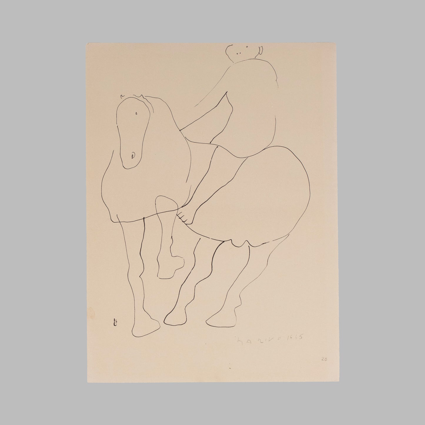 Marino Marini - Cavallo (1968)