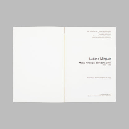Luciano Minguzzi - Mostra Antologica Dell'Opera Grafica (1983)