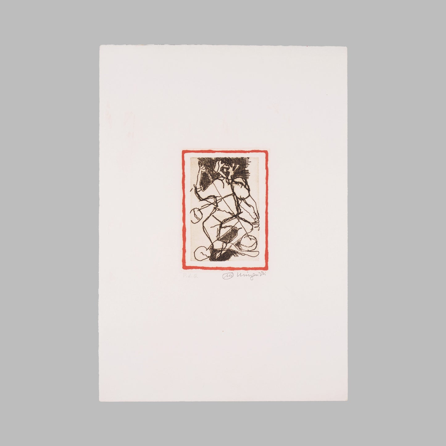 Luciano Minguzzi - Yo-Yo Rossa (1985) Artist Proof