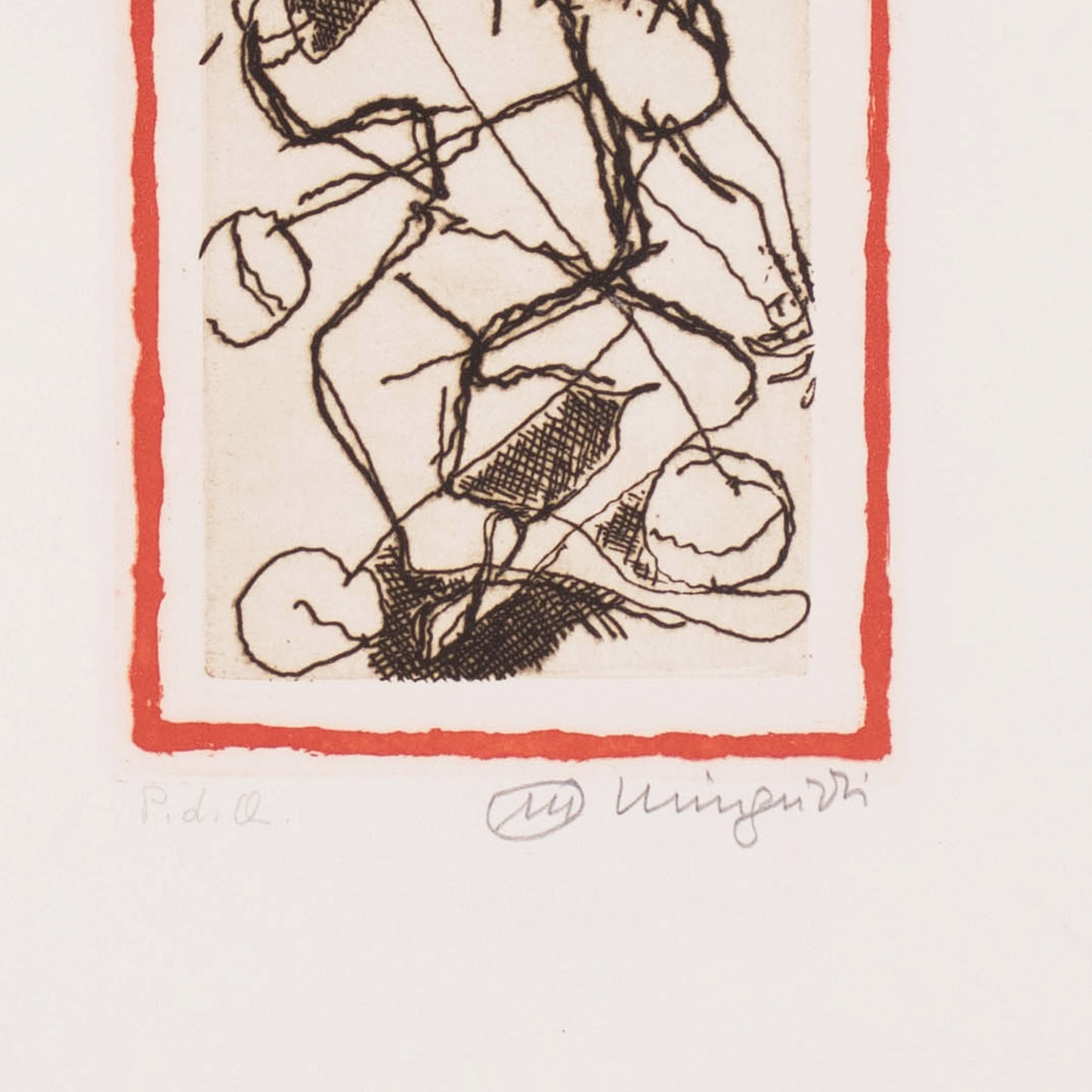 Luciano Minguzzi - Yo-Yo Rossa (1985) Artist Proof